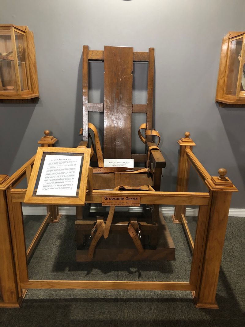 Prepare For The Electric Chair Exhibit