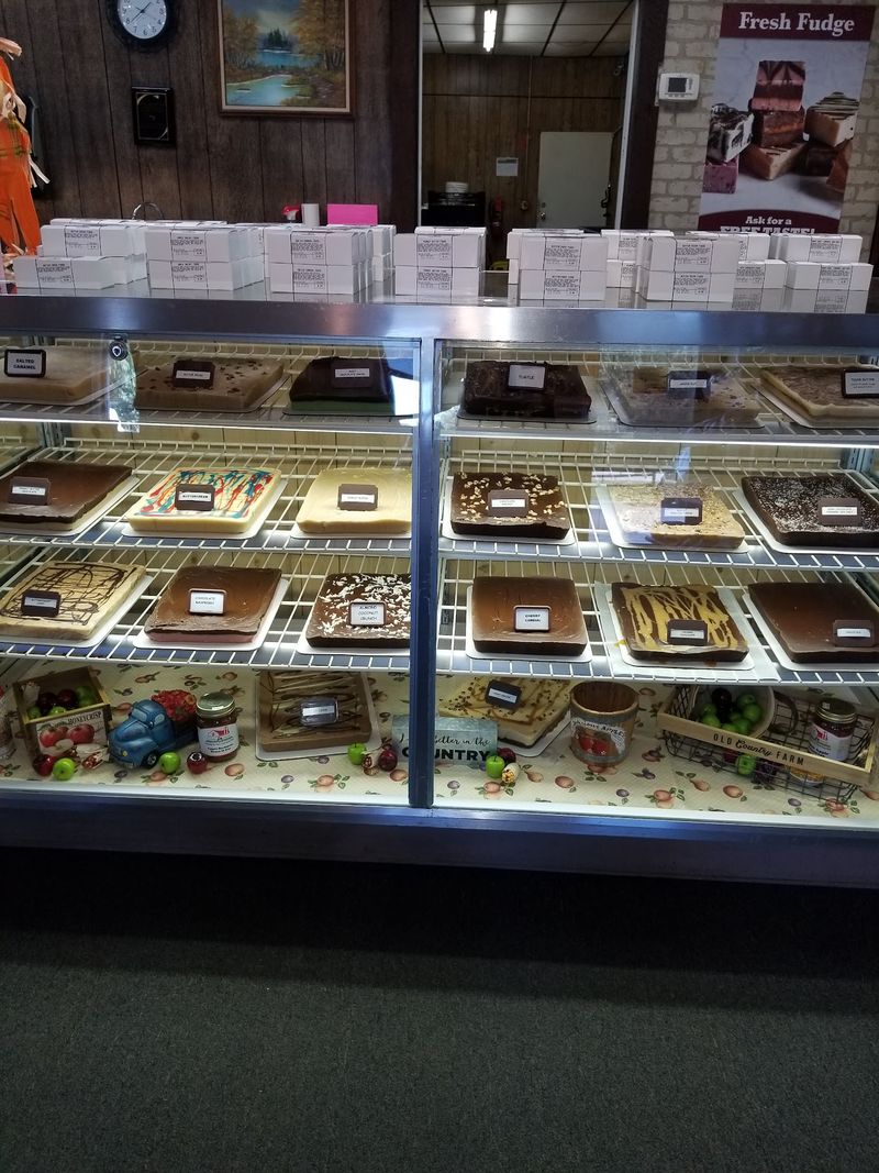 Homemade Fudge And Local Pantry Goods Fill The Shelves Beyond The Bakery