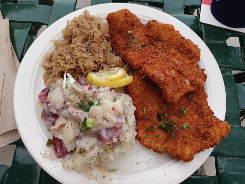 Give The Schnitzel Its Crisp Moment