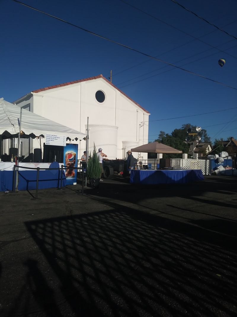 White Stucco Walls Frame The Celebration