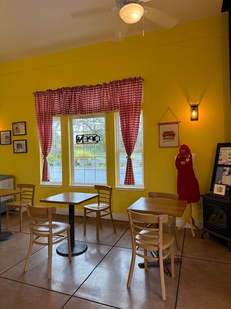Homey Tables Inside and a Patio Outside