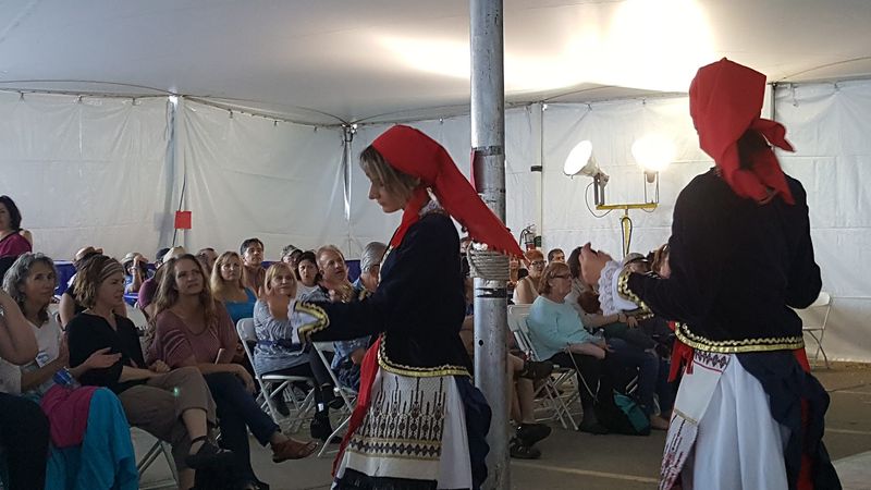 Greek Costumes Bring Bold Color To The Grounds