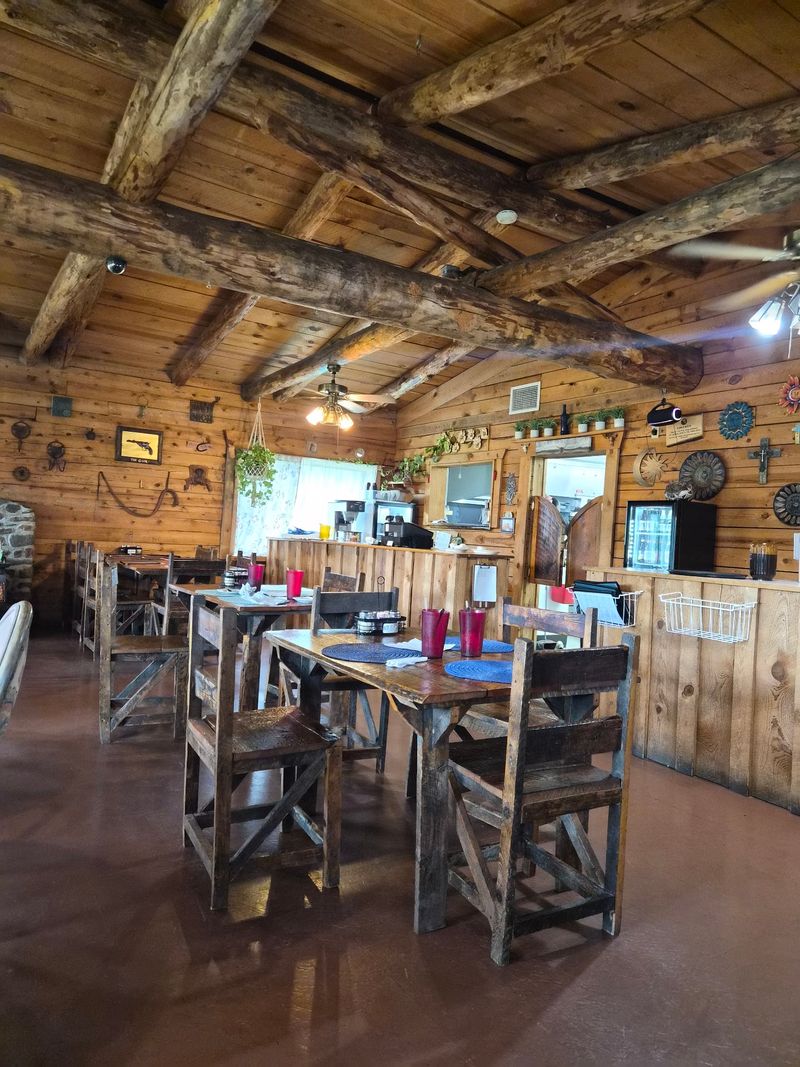 A Log Cabin Kitchen on Highway 35