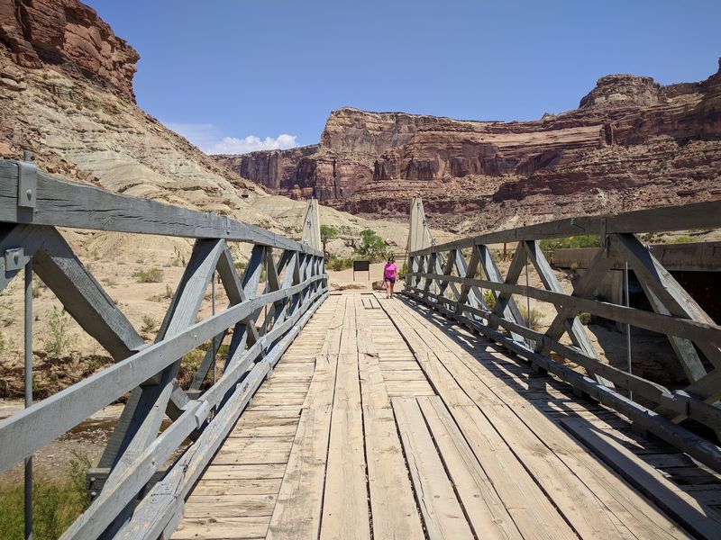 San Rafael Swinging Bridge Campground, San Rafael Swell