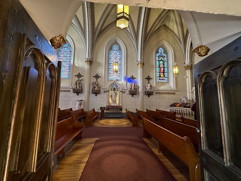 Stained Glass, a Gothic Altar, and Quiet Corners