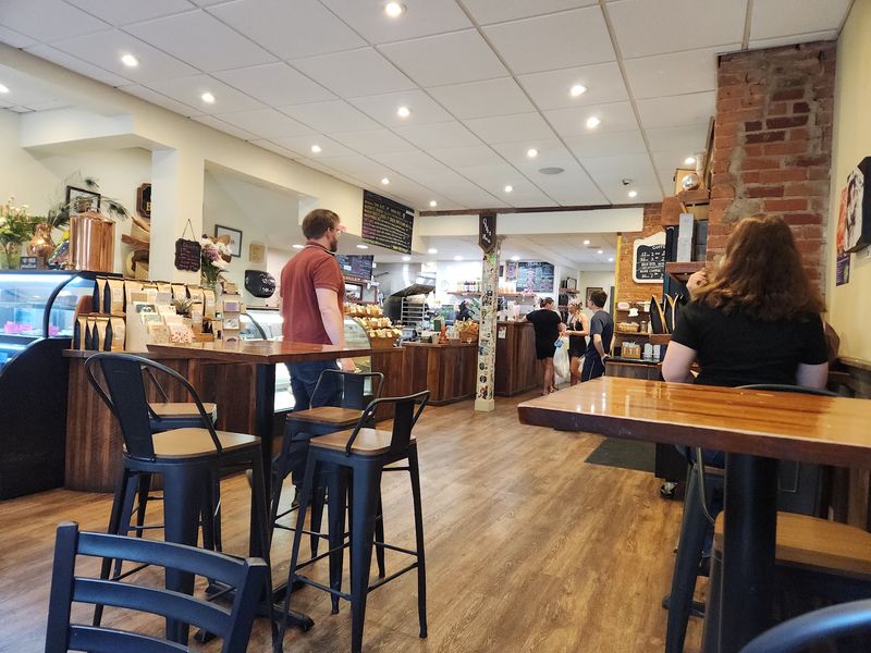 A Welcoming Cafe with Indoor and Outdoor Seating