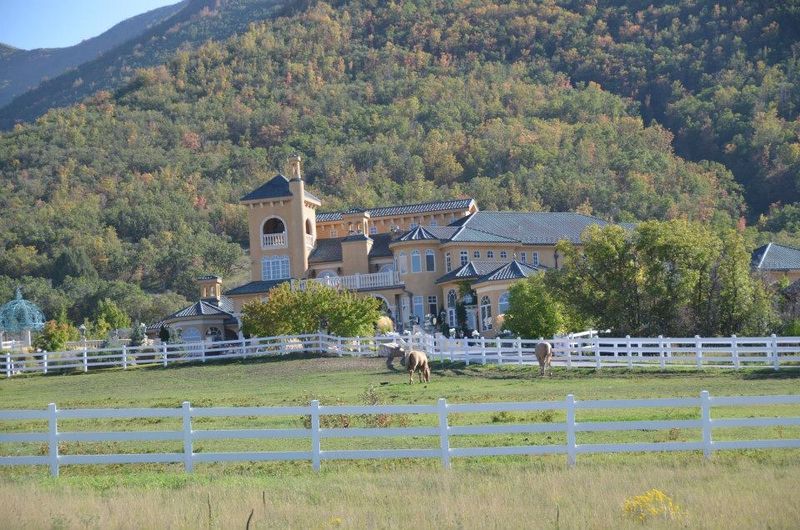Park City and the surrounding Wasatch foothills, Summit County
