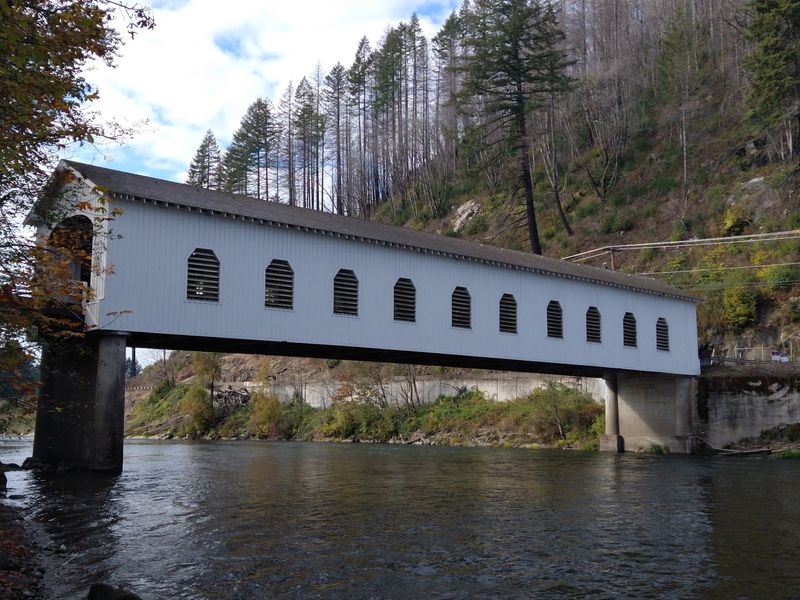 Historic Goodpasture Covered Bridge, Vida, OR