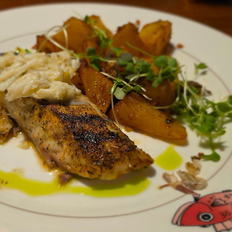 The Grill Gets Its Moment With Redfish And BBQ Shrimp