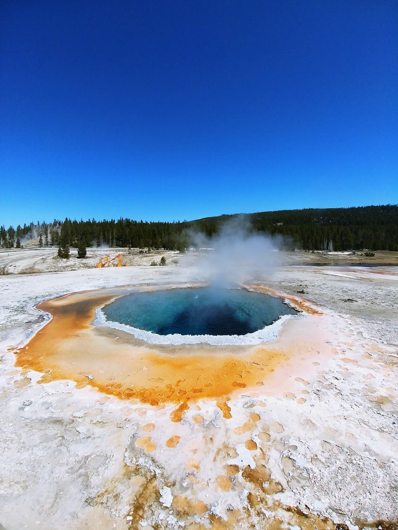 Hot Water And Steam Beneath The Surface