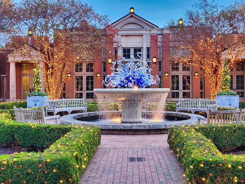 Flower Walk Swaps Petals For Twinkling Trees