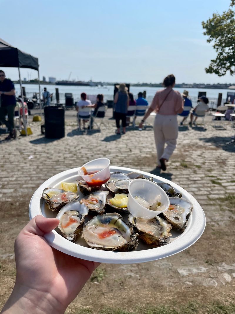 Briny Oysters Come Straight From Ocean State Waters