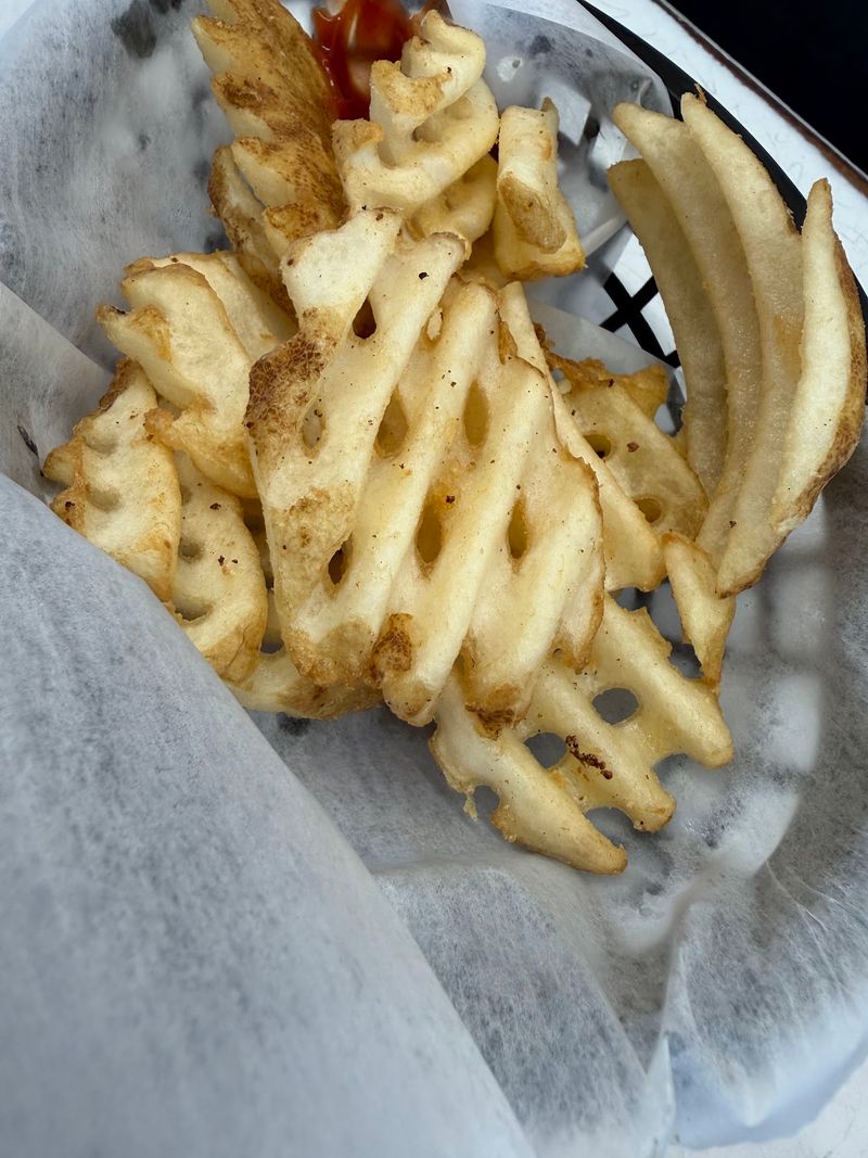 Waffle Fries, Fried Mushrooms, and Crunchy Sidekicks
