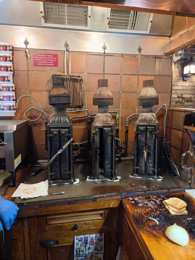 Original 1898 Cast-Iron Broilers Still Cook The Restaurant's Burgers