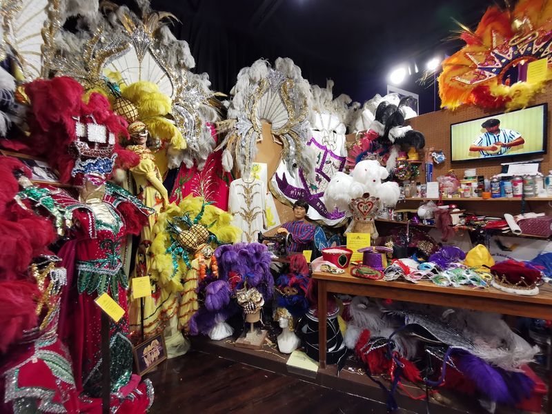 Masks, Hats, And A Costume Photo Machine