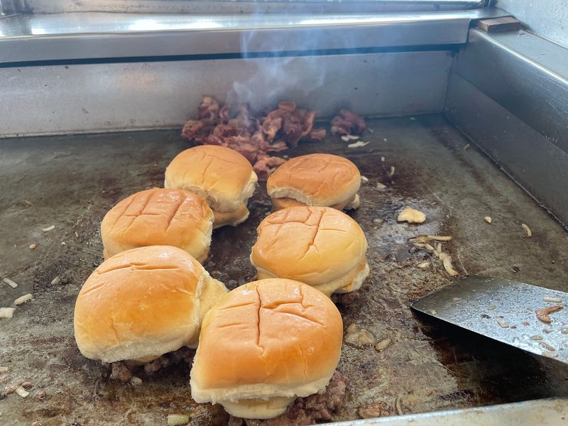 Your Order Starts On A Griddle Right In The Middle Of The Room