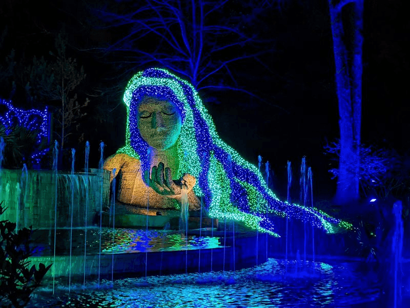 The Earth Goddess Gets A Frosty Holiday Makeover