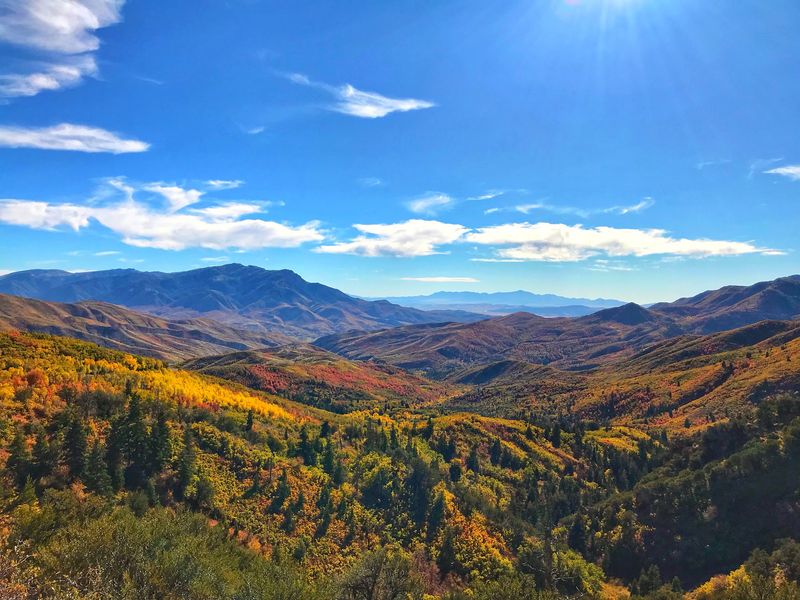 September Turns These Mountains Into A Box Of Crayons