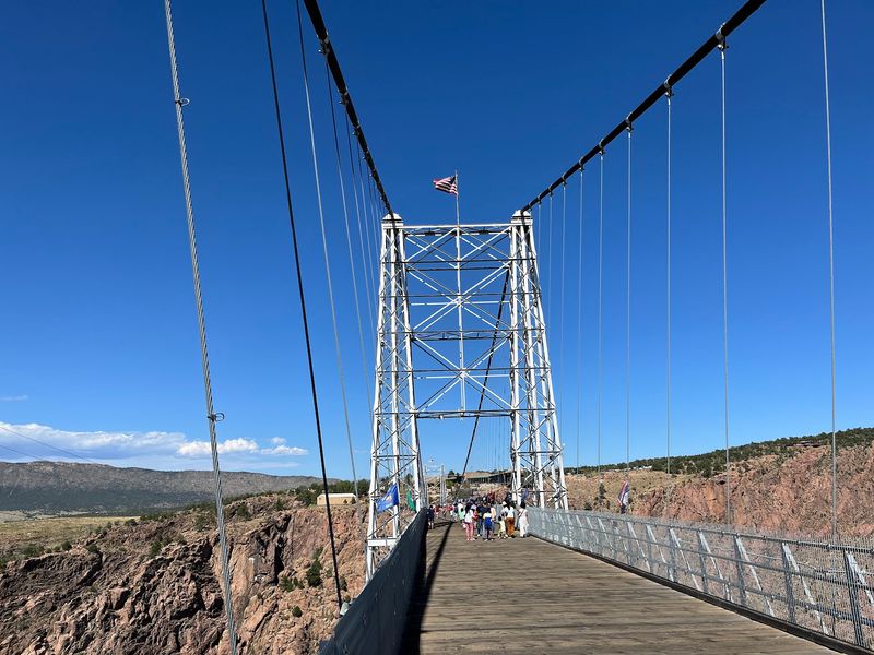 Walking Across 1,257 Wooden Planks High Above The Canyon