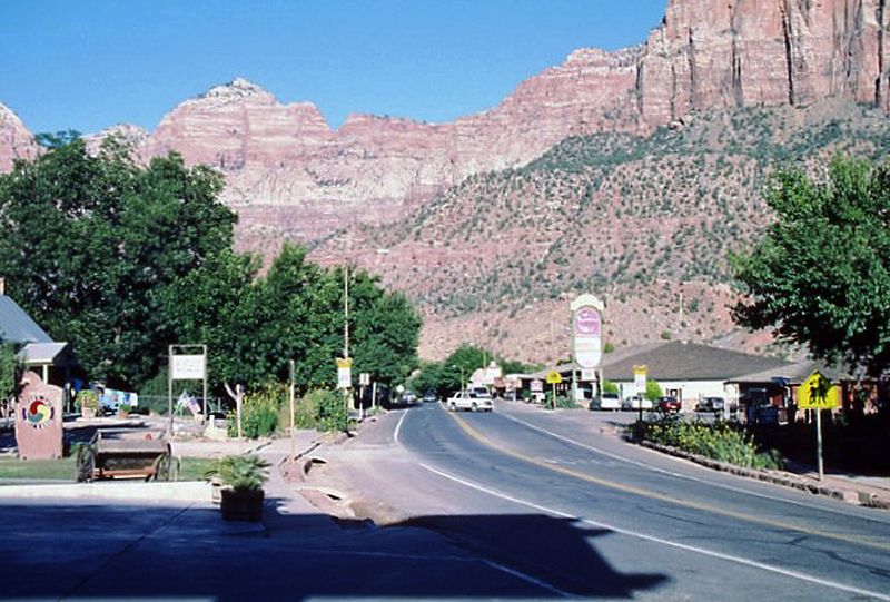 Highway 191 Shares Space With Everyday Life