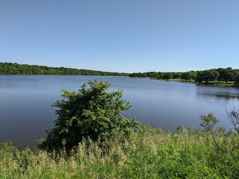 Bourbon State Fishing Lake Campground, Uniontown, Kansas