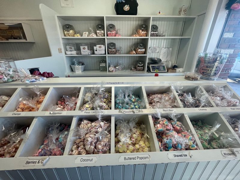 Candy Jars, Saltwater Taffy, and Take-Home Pints