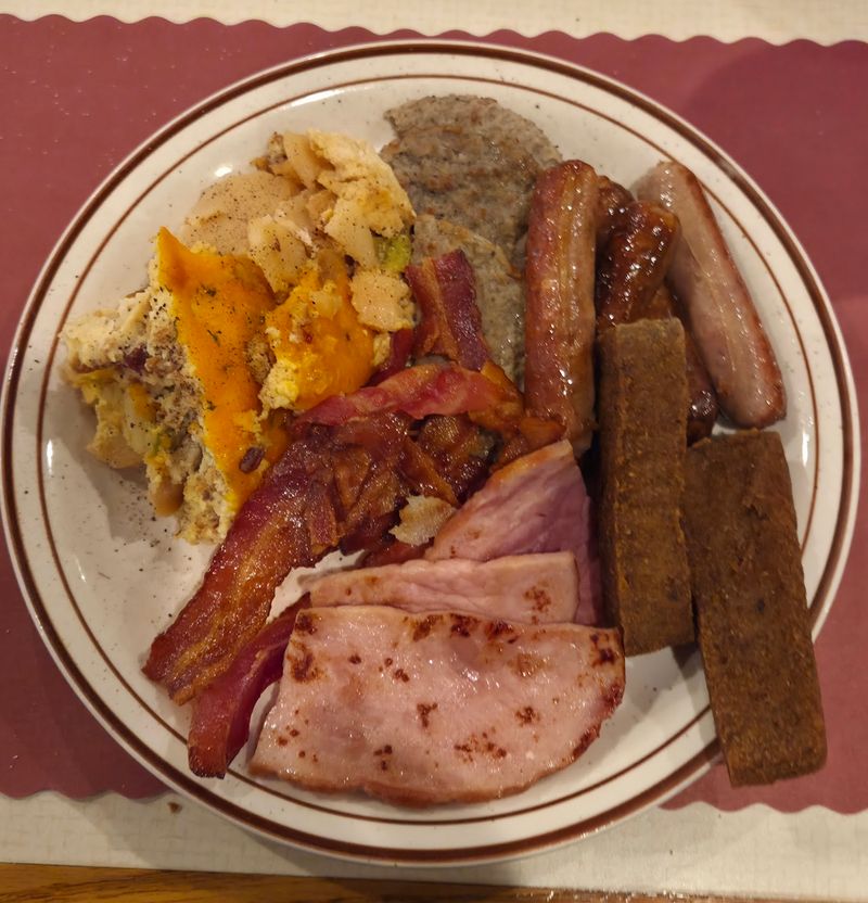 Breakfast With Scrapple and Lebanon Bologna