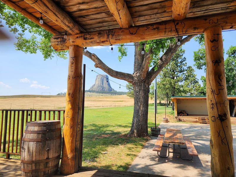 Devils Tower Is Close Enough To Shape The Whole Stop