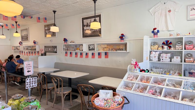 Old-Time Booths and a Nostalgic Glow