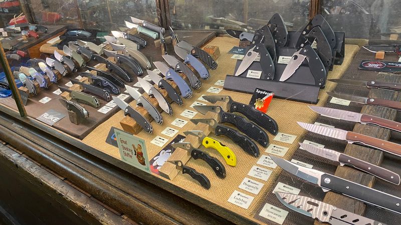 Shoes, Boots, and a Knife Shop Worth Browsing