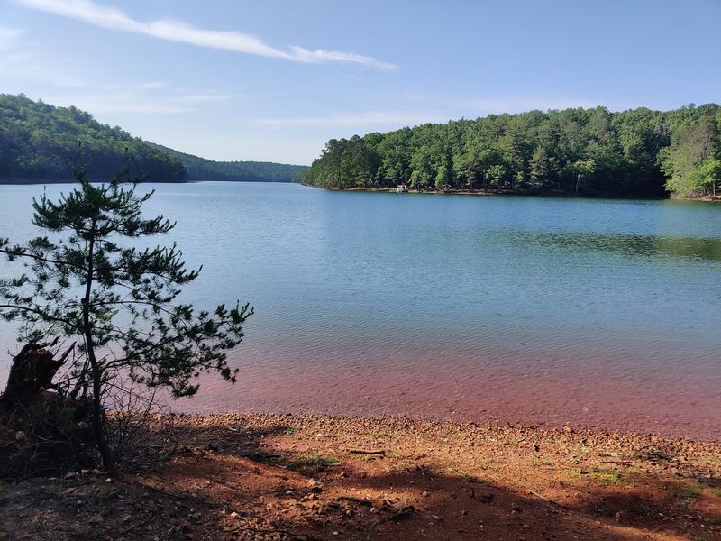 Blue Ridge Foothills Frame The Lake