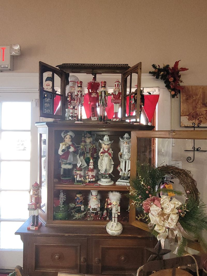 Ornaments, Nutcrackers, And Santas Fill Every Nook