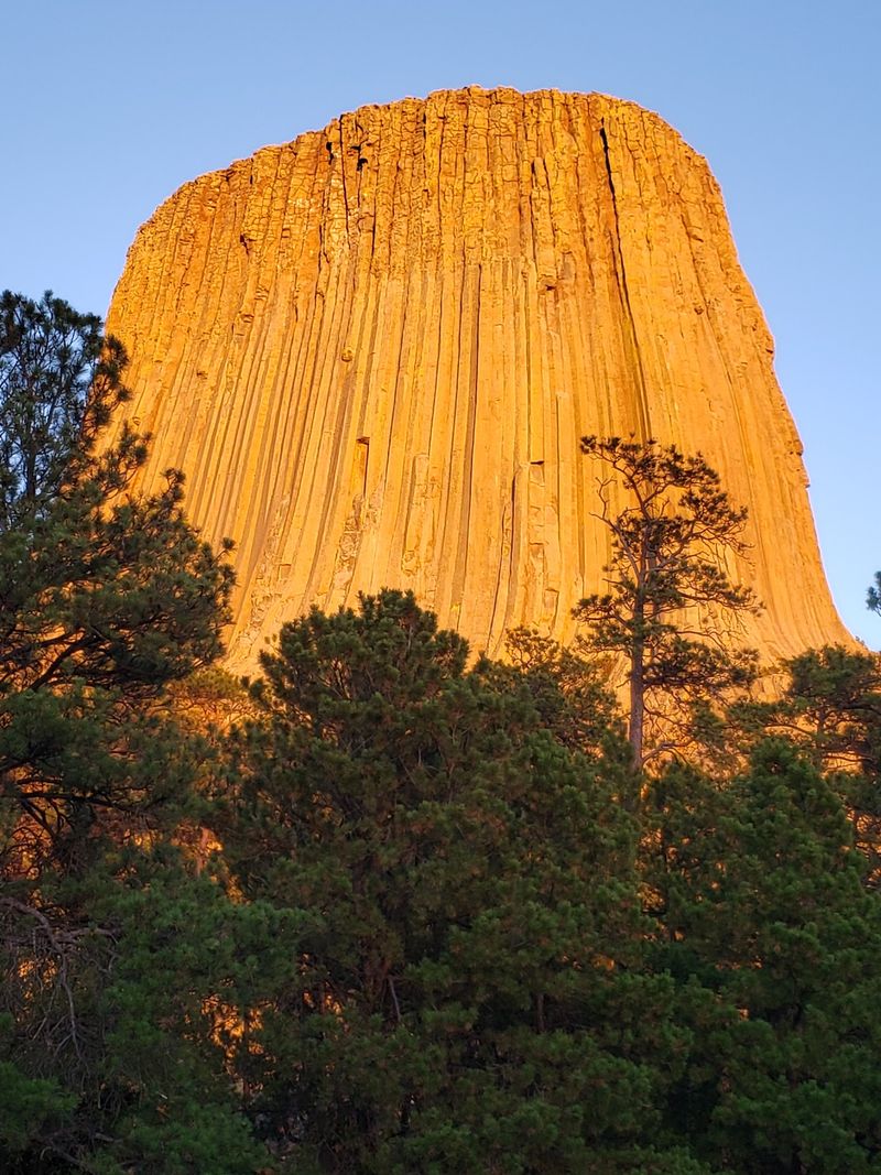Giant Columns Give The Rock Its Shape