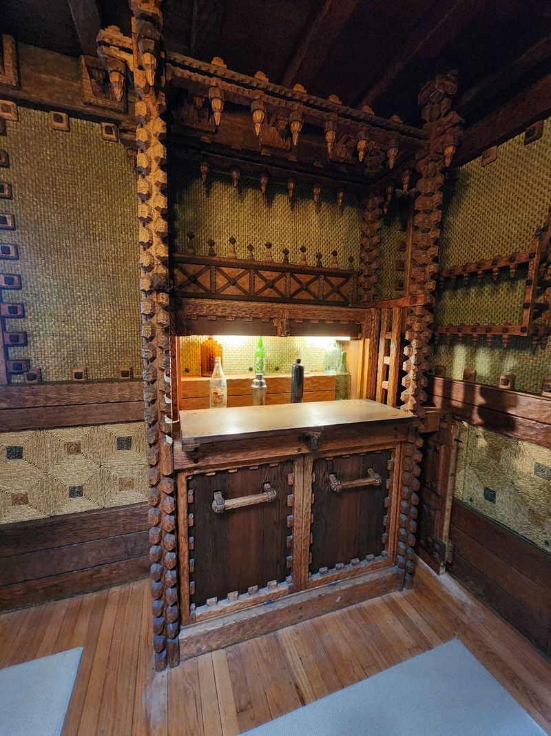 Hand-Carved Woodwork Fills The Rooms With Unexpected Details
