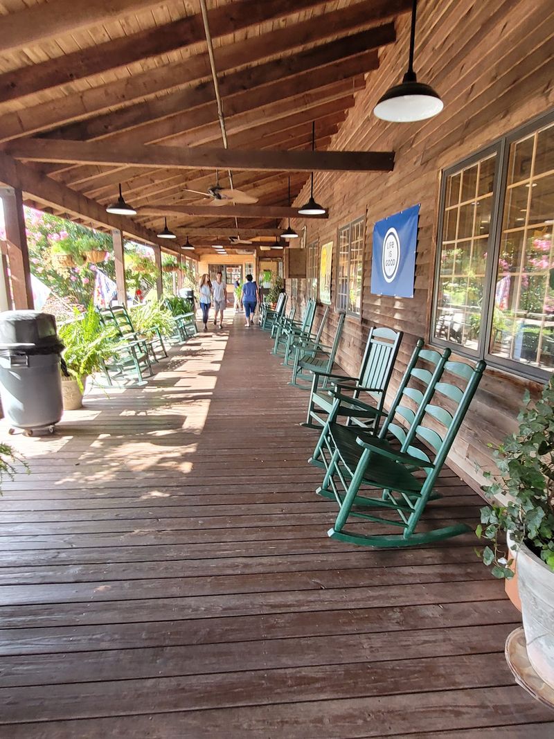 Lunch, Then Rocking Chairs, Then Back On The Road