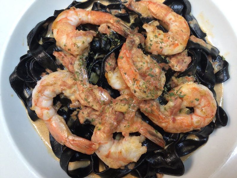 Squid Ink Fettuccine Steals The Spotlight Every Time