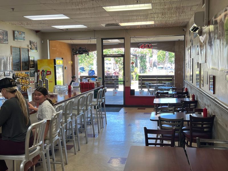 Counter Seats and a Ceiling Full of Toothpicks