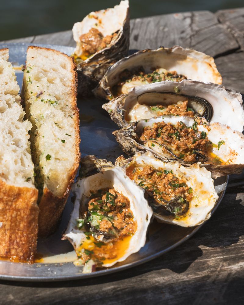 Barbecued Oysters, the Star of the Show