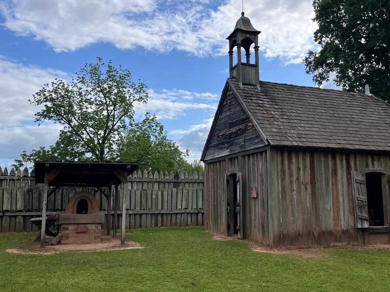 You Can Climb Back Into The 1700s At This Log Fort