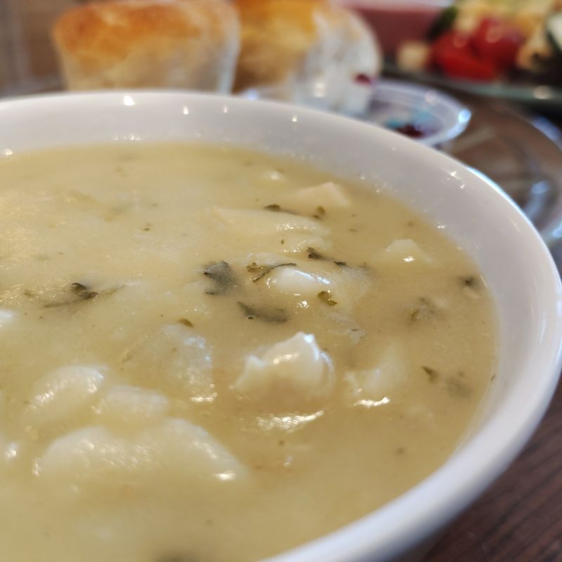 Biscuits, Soup, and That Rhubarb Surprise