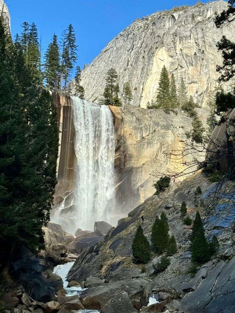 Spring Snowmelt Gives The Waterfall Its Loudest Moment