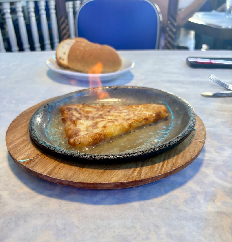 Opa! The Flaming Saganaki Moment