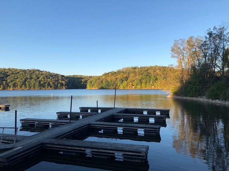 Autumn Reflections Across 2,952 Acres Of Water