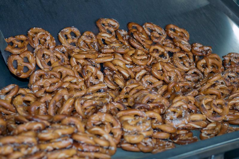 A Traditional Stone Hearth Oven Gives These Pretzels Their Signature Crunch