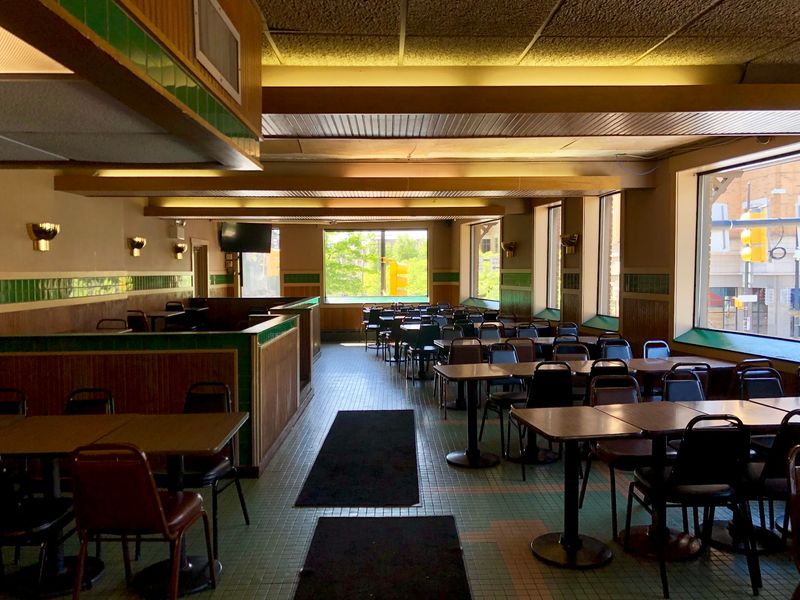 Upstairs Seating with a View of Oakland
