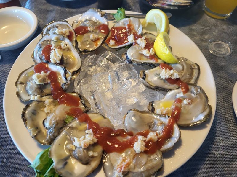Scallops, Oysters, and More From the Menu
