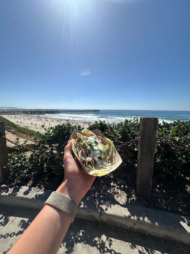 A Taco Counter Steps from the Sand
