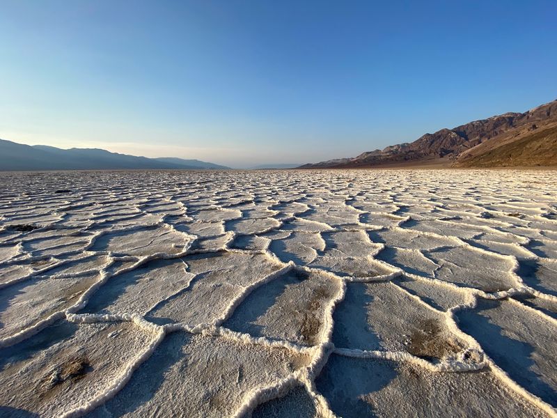 Salt Hexagons Cover The Ground Like Nature's Tile Floor