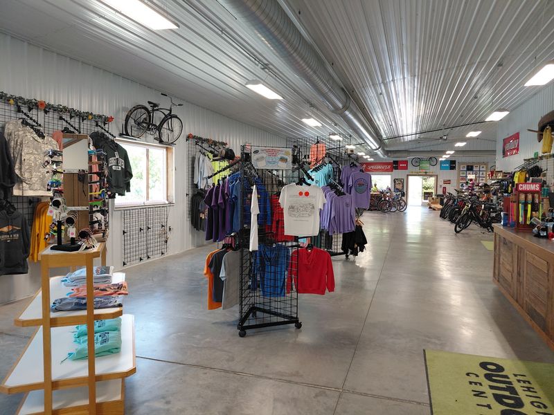 Changing Rooms, Showers, and a Gear-Filled Shop