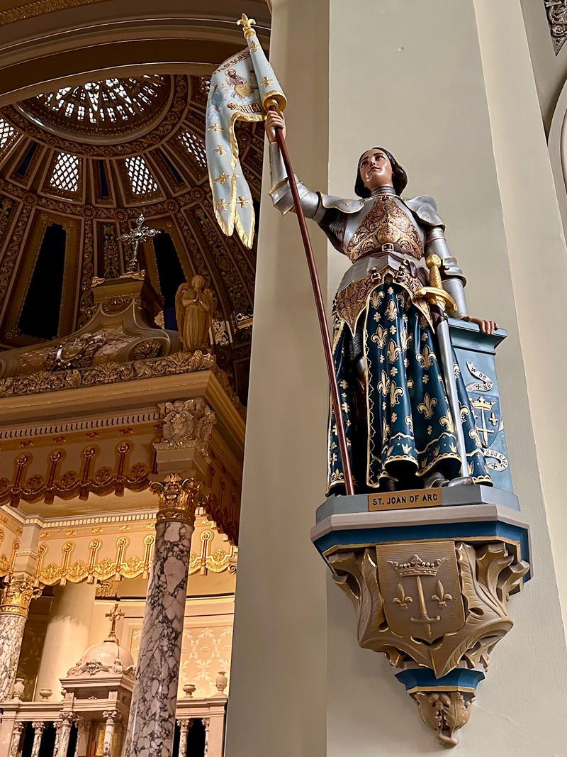 Statues Of Saints Throughout The Nave